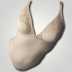 Vintage Christian Dior Beige Monogram Bodysuit